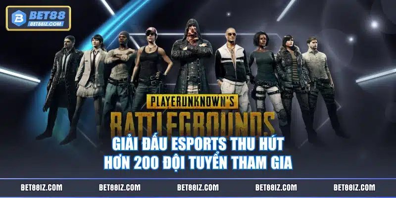 Giải đấu Esports thu hút hơn 200 đội tuyển tham gia